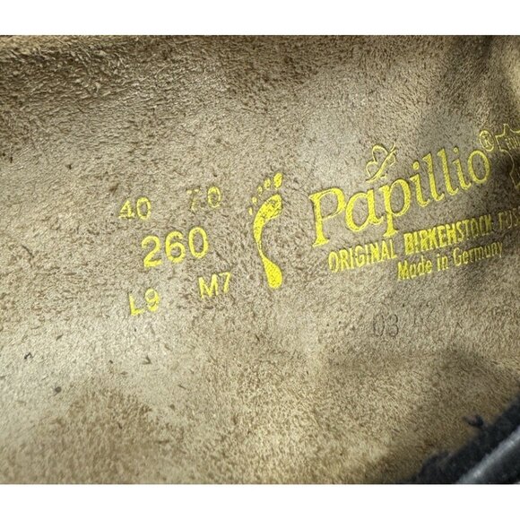 Birkenstock Papillio Bern Clogs Metallic Gray Birko Flor Womens Size 9 N / 40 - Picture 7 of 7